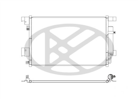 Радіатор кондиціонера в зборі KOYORAD CD030747