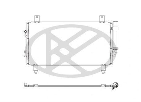 Радіатор кондиціонера в зборі KOYORAD CD030755