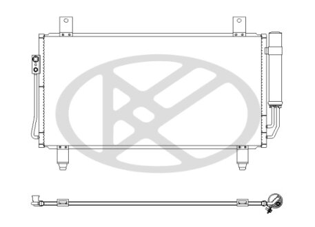 Радіатор кондиціонера в зборі KOYORAD CD030853