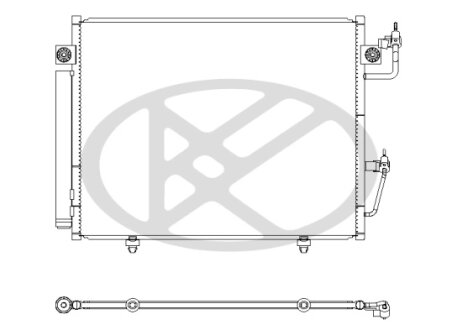 Радіатор кондиціонера в зборі KOYORAD CD030919