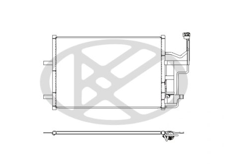 Радіатор кондиціонера в зборі KOYORAD CD060531