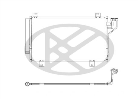 Радіатор кондиціонера в зборі KOYORAD CD060754