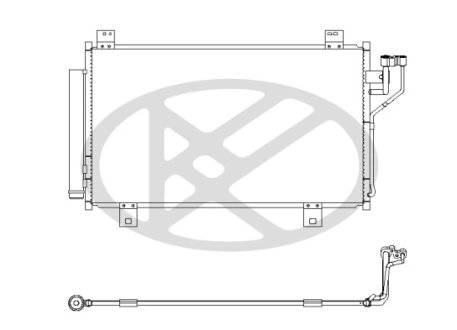 Радіатор кондиціонера в зборі KOYORAD CD060880