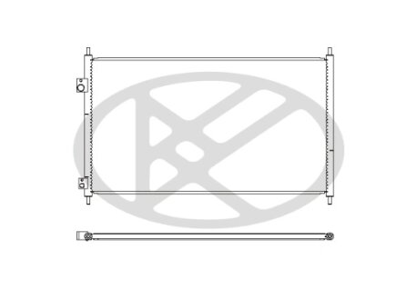 Радіатор кондиціонера в зборі KOYORAD CD080507