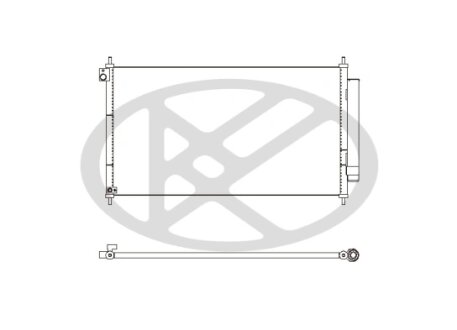Радіатор кондиціонера в зборі KOYORAD CD080597