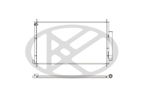 Радіатор кондиціонера в зборі KOYORAD CD080607M (фото 1)