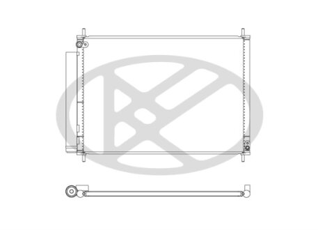 Радіатор кондиціонера в зборі KOYORAD CD080751