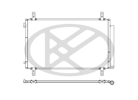 Радіатор кондиціонера в зборі KOYORAD CD080791