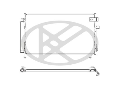Радіатор кондиціонера в зборі KOYORAD CD090453
