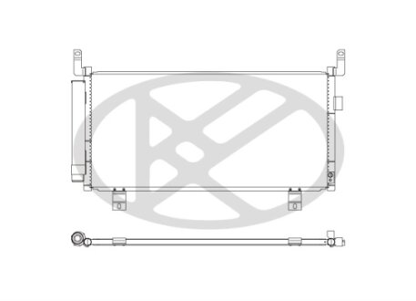Радіатор кондиціонера в зборі KOYORAD CD090774