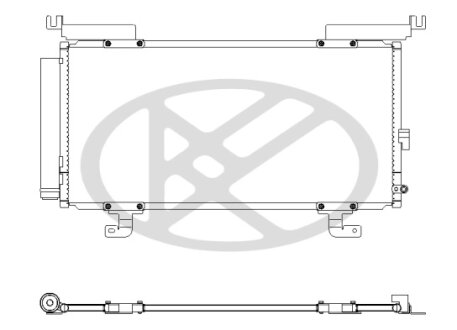 Радіатор кондиціонера в зборі KOYORAD CD090900