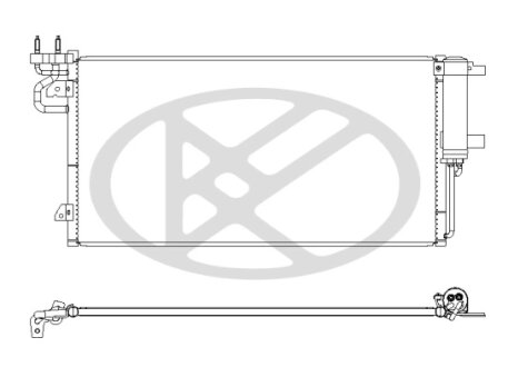 Радіатор кондиціонера в зборі KOYORAD CD320914