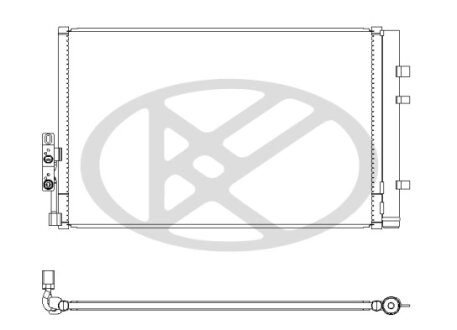 Радіатор кондиціонера в зборі KOYORAD CD421004