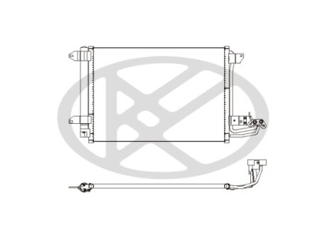 Радіатор кондиціонера в зборі KOYORAD CD440576