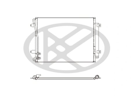 Радіатор кондиціонера в зборі KOYORAD CD440641
