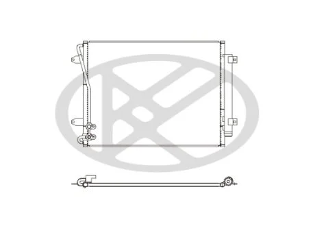 Радіатор кондиціонера в зборі KOYORAD CD440641