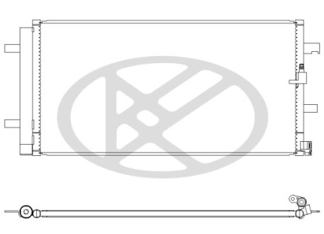 Радіатор кондиціонера в зборі KOYORAD CD440877