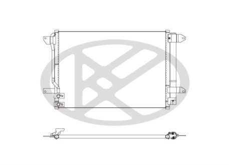 Радіатор кондиціонера в зборі KOYORAD CD450775