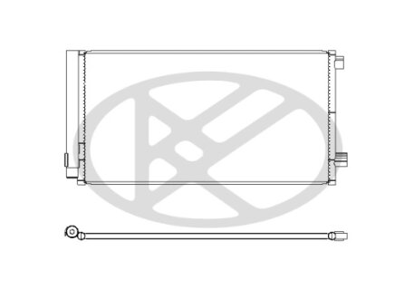Радіатор кондиціонера в зборі KOYORAD CD511038 (фото 1)
