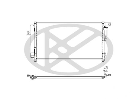 Радіатор кондиціонера в зборі KOYORAD CD810522