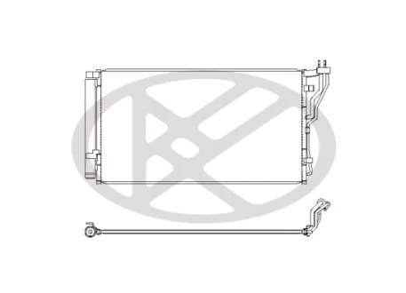 Радіатор кондиціонера в зборі KOYORAD CD810628