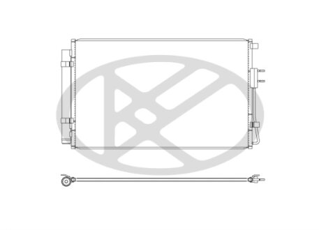 Радіатор кондиціонера в зборі KOYORAD CD810708