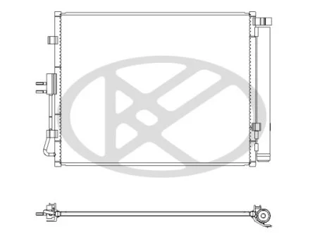 Радіатор кондиціонера в зборі KOYORAD CD821003