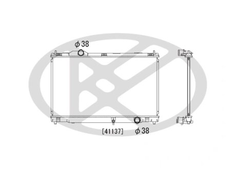 Радіатор охолоджування двигуна KOYORAD PL011788