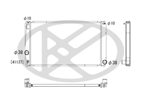 Радіатор охолоджування двигуна KOYORAD PL011959