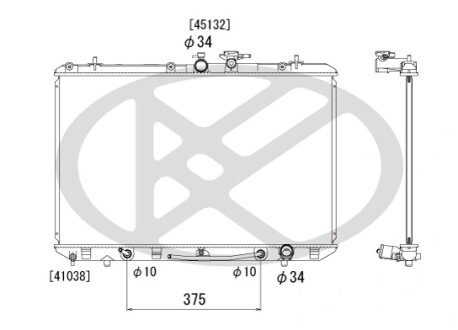 Радіатор охолоджування двигуна KOYORAD PL012101