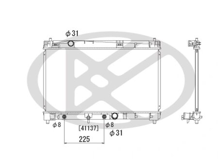Радіатор охолоджування двигуна KOYORAD PL012213