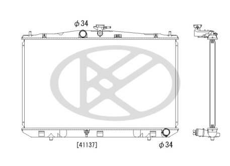 Радіатор охолоджування двигуна KOYORAD PL012283