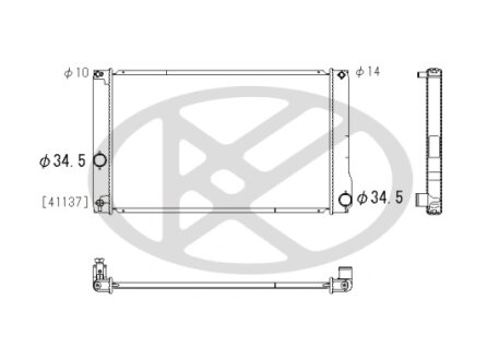 Радіатор охолоджування двигуна KOYORAD PL012295R