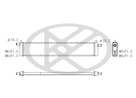 Радіатор охолоджування двигуна KOYORAD PL013340