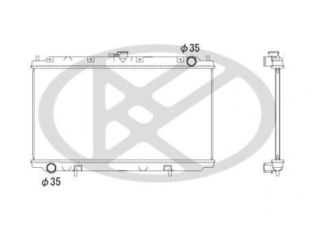 Радіатор охолоджування двигуна KOYORAD PL021183