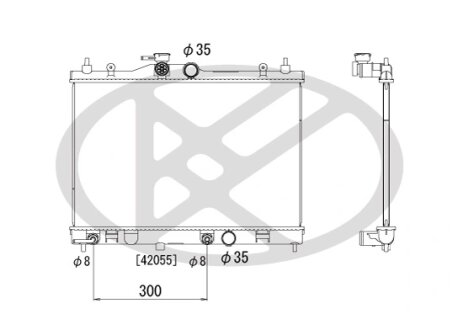 Радіатор охолоджування двигуна KOYORAD PL021810R