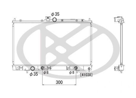 Радіатор охолоджування двигуна KOYORAD PL031320