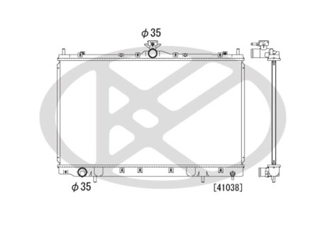 Радіатор охолоджування двигуна KOYORAD PL031648