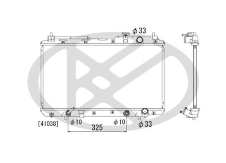 Радіатор охолоджування двигуна KOYORAD PL080517