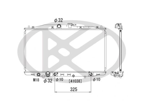 Радіатор охолоджування двигуна KOYORAD PL081690