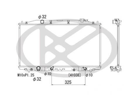 Радіатор охолоджування двигуна KOYORAD PL082230