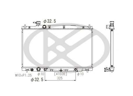 Радіатор охолоджування двигуна KOYORAD PL082603