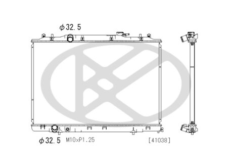 Радіатор охолоджування двигуна KOYORAD PL082954