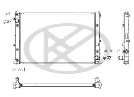Радіатор охолоджування двигуна KOYORAD PL083283