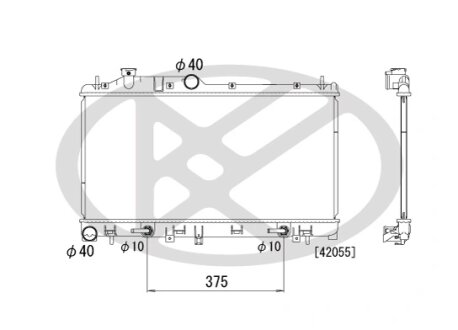 Радіатор охолоджування двигуна KOYORAD PL091664