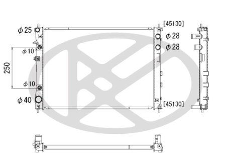 Радіатор охолоджування двигуна KOYORAD PL091877