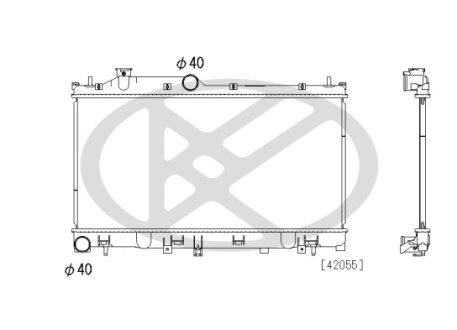 Радіатор охолоджування двигуна KOYORAD PL092885