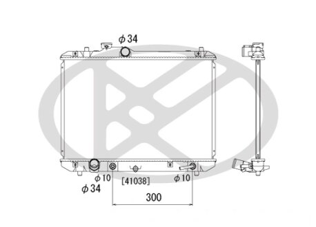Радіатор охолоджування двигуна KOYORAD PL101970