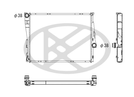 Радіатор охолоджування двигуна KOYORAD PL422857R