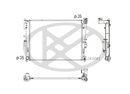 Радіатор системи охолодження KOYORAD PL812788